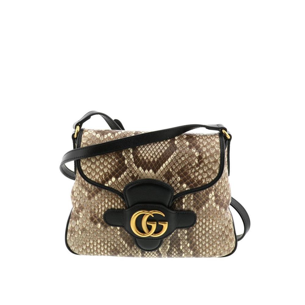 Gucci Double G Small Messenger Bag Python Black - image 1
